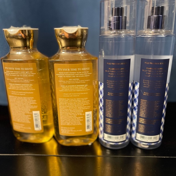 Two Bath & Body Works Gingham sprays and two In The Stars shower gels - Picture 2 of 2